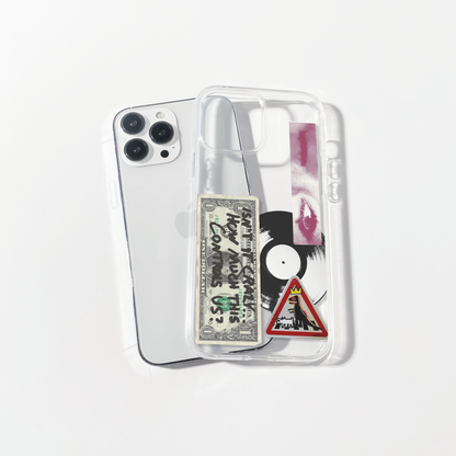 World Order Silicone Clear Case