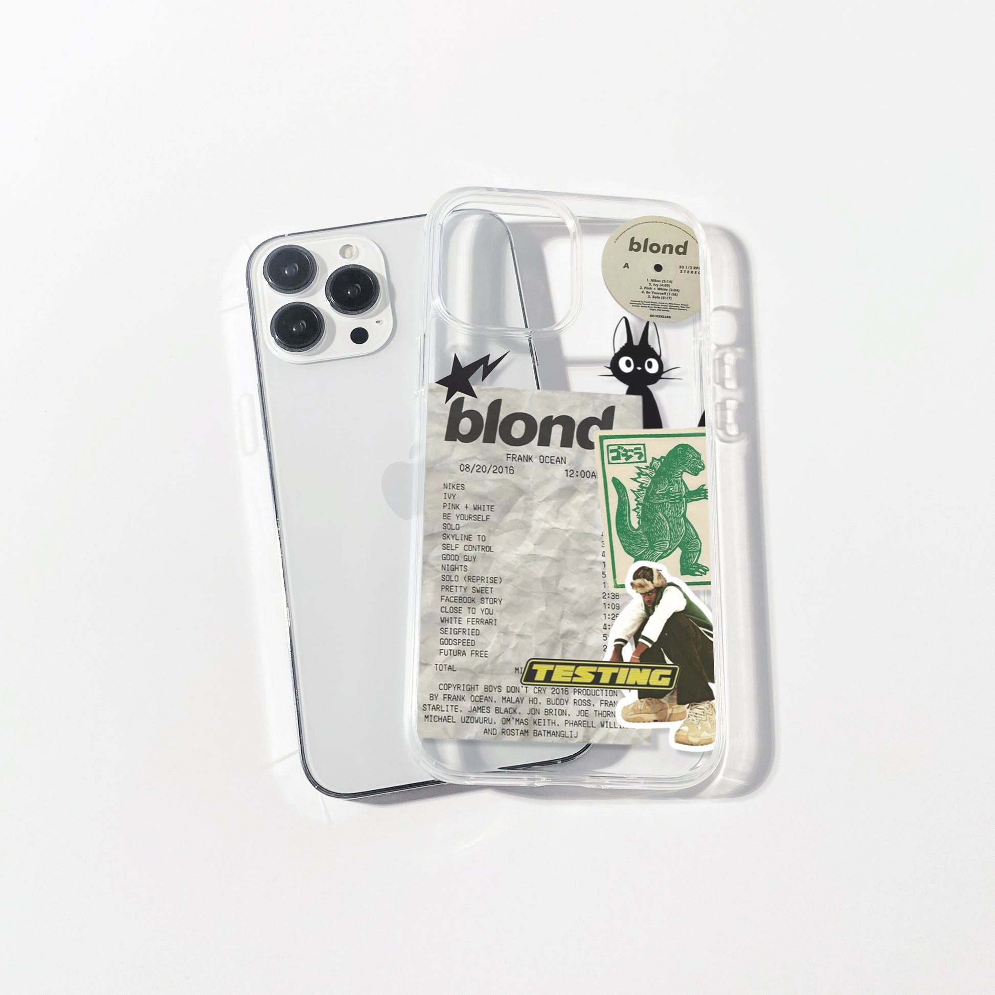 Frank Ocean Blond Aesthetic Silicone Clear Case Frank Ocean Blond Aesthetic Silicone Clear Case
