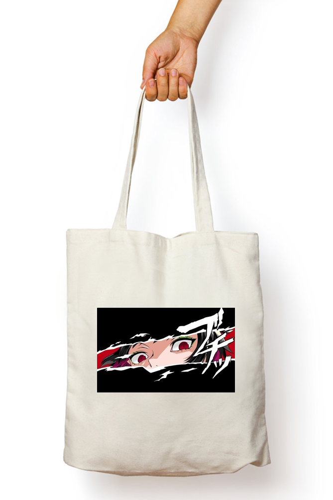 Blood Eyes Anime Tote Bag - Aesthetic Phone Cases - Culltique