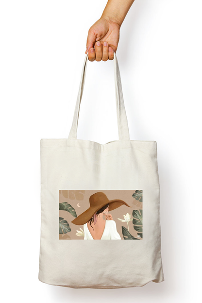 Vacation Lady Abstract Tote Bag - Aesthetic Phone Cases - Culltique