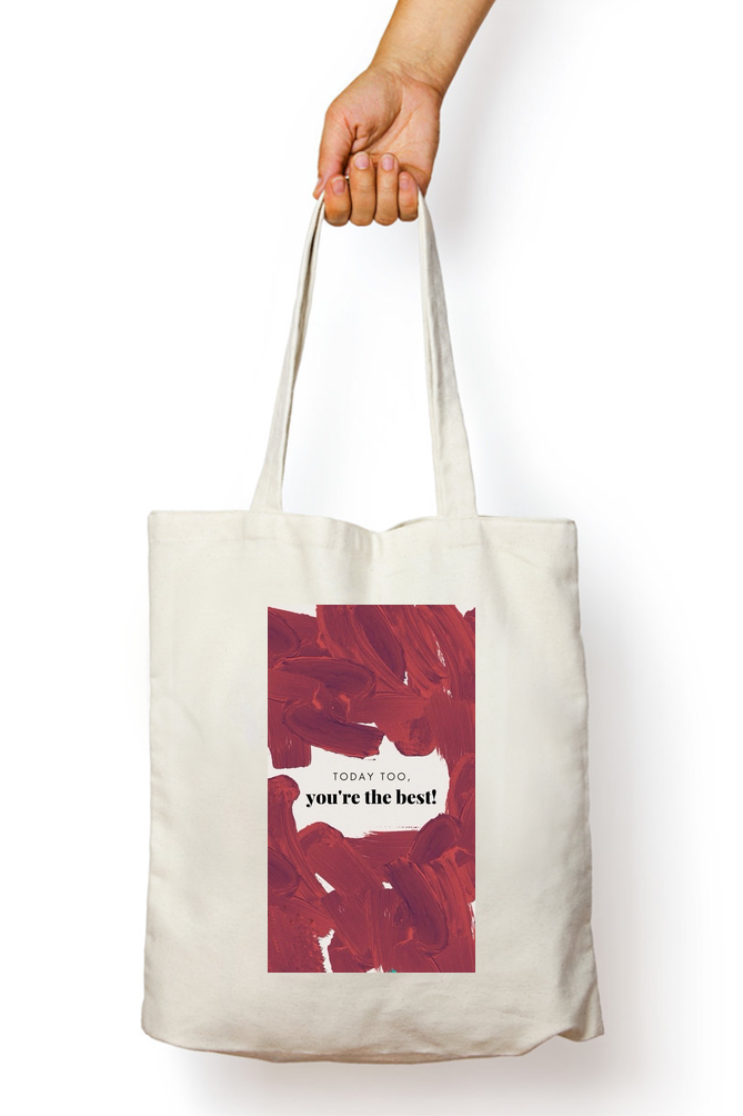 The Best Companion Abstract Tote Bag - Aesthetic Phone Cases - Culltique