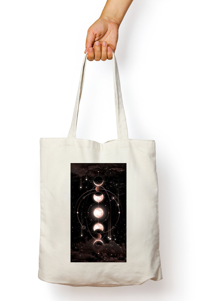 Lunar Phases Harmony Tote - Aesthetic Phone Cases - Culltique