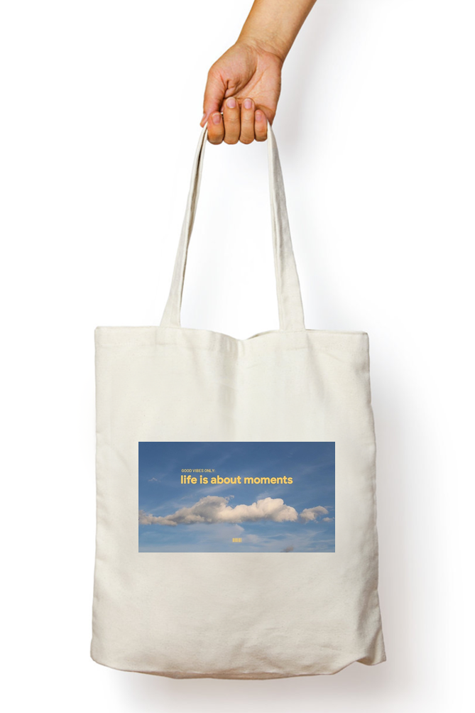 Sky Affirmation Abstract Tote Bag - Aesthetic Phone Cases - Culltique