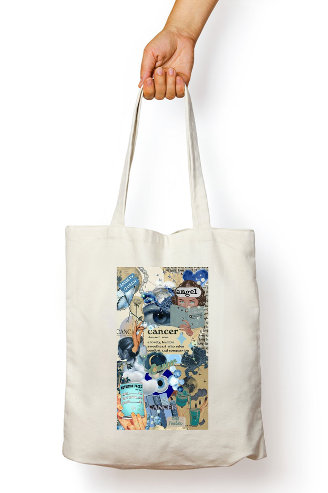 Cancer Zodiac Tote Bag - Aesthetic Phone Cases - Culltique