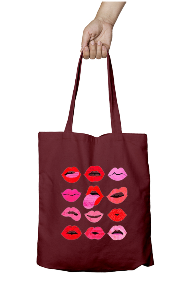 Luscious Lips Tote Bag - Aesthetic Phone Cases - Culltique