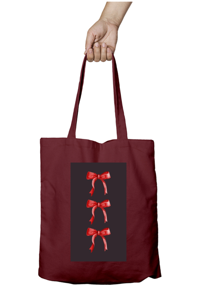 Red Bowtie Tote Bag - Aesthetic Phone Cases - Culltique