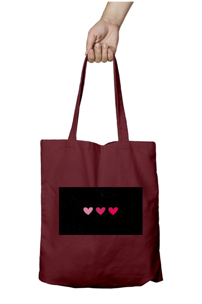Pink Hearts Abstract Tote Bag - Aesthetic Phone Cases - Culltique