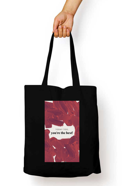 The Best Companion Abstract Tote Bag - Aesthetic Phone Cases - Culltique