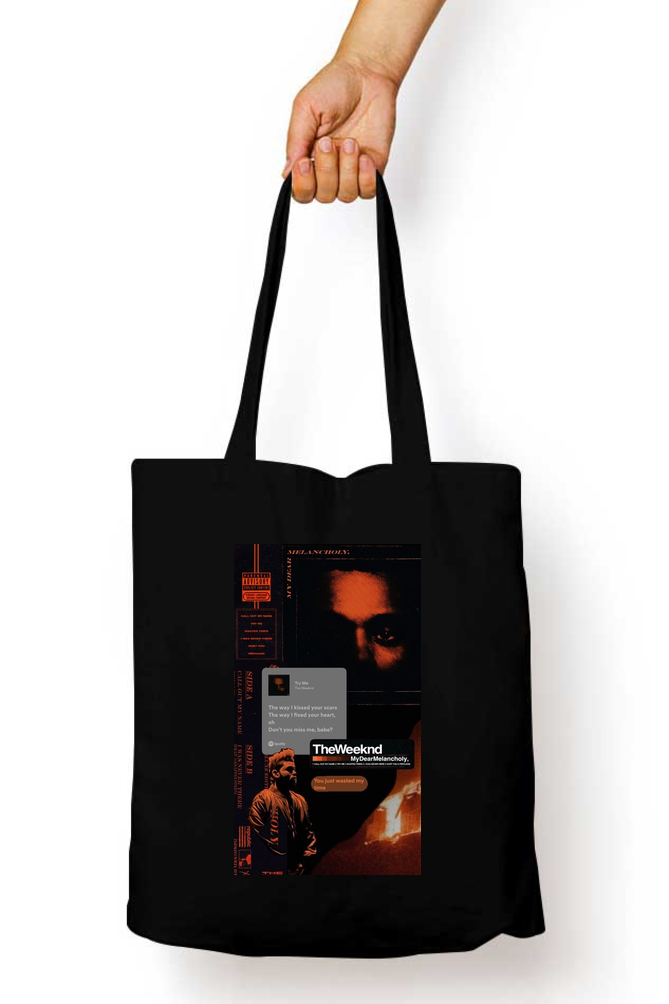The Weeknd Inspired Spotify Tote Bag - Aesthetic Phone Cases - Culltique
