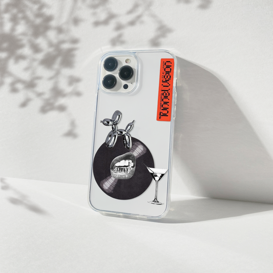 Tunnel Vision Aesthetic Silicone Clear Case