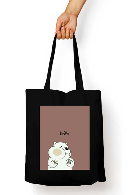 Bear Greetings Tote Bag - Aesthetic Phone Cases - Culltique