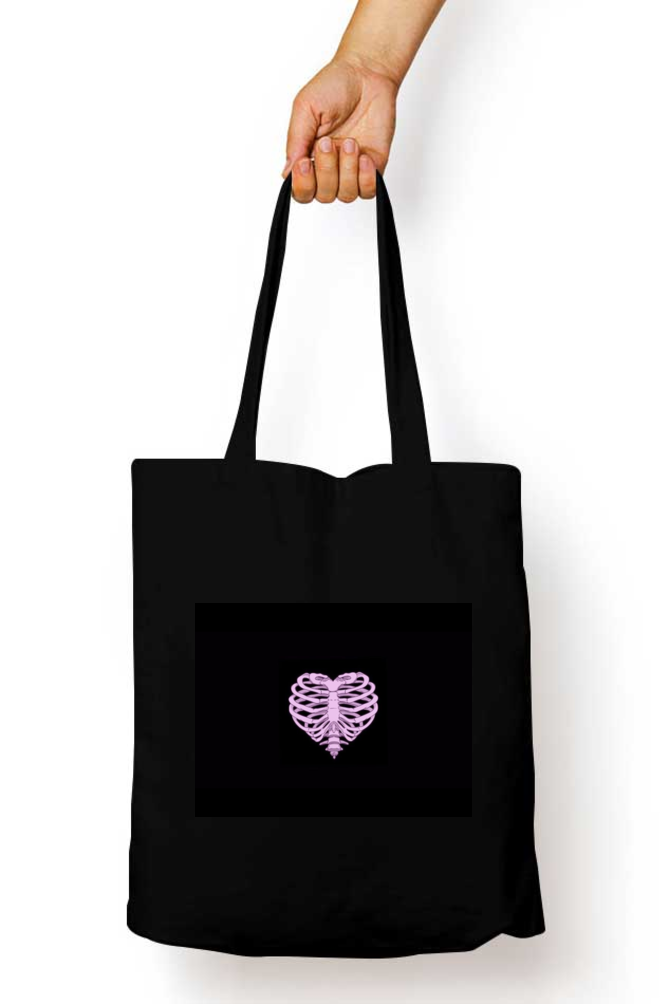 Heart Ribcage Tote Bag - Aesthetic Phone Cases - Culltique