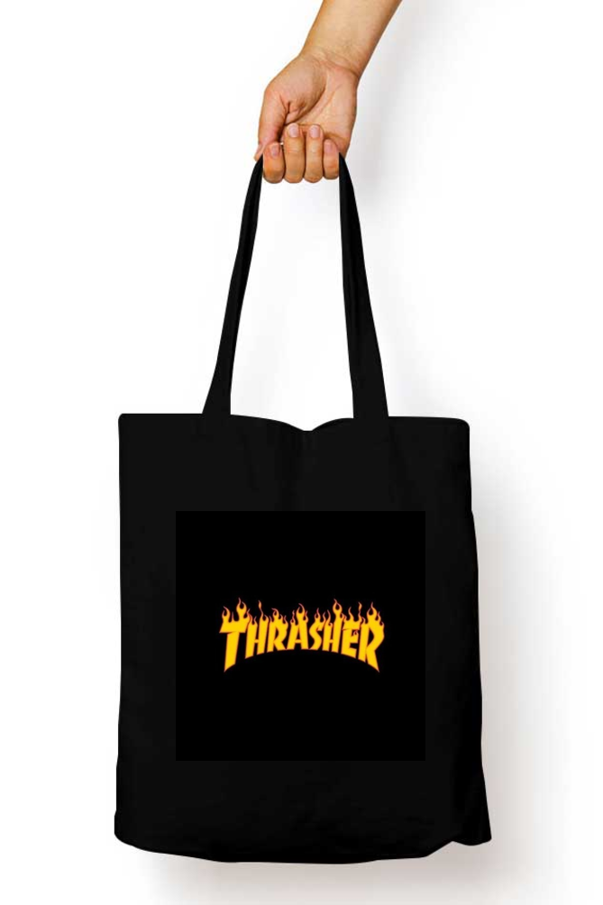 Thrasher Flames Tote Bag - Aesthetic Phone Cases - Culltique