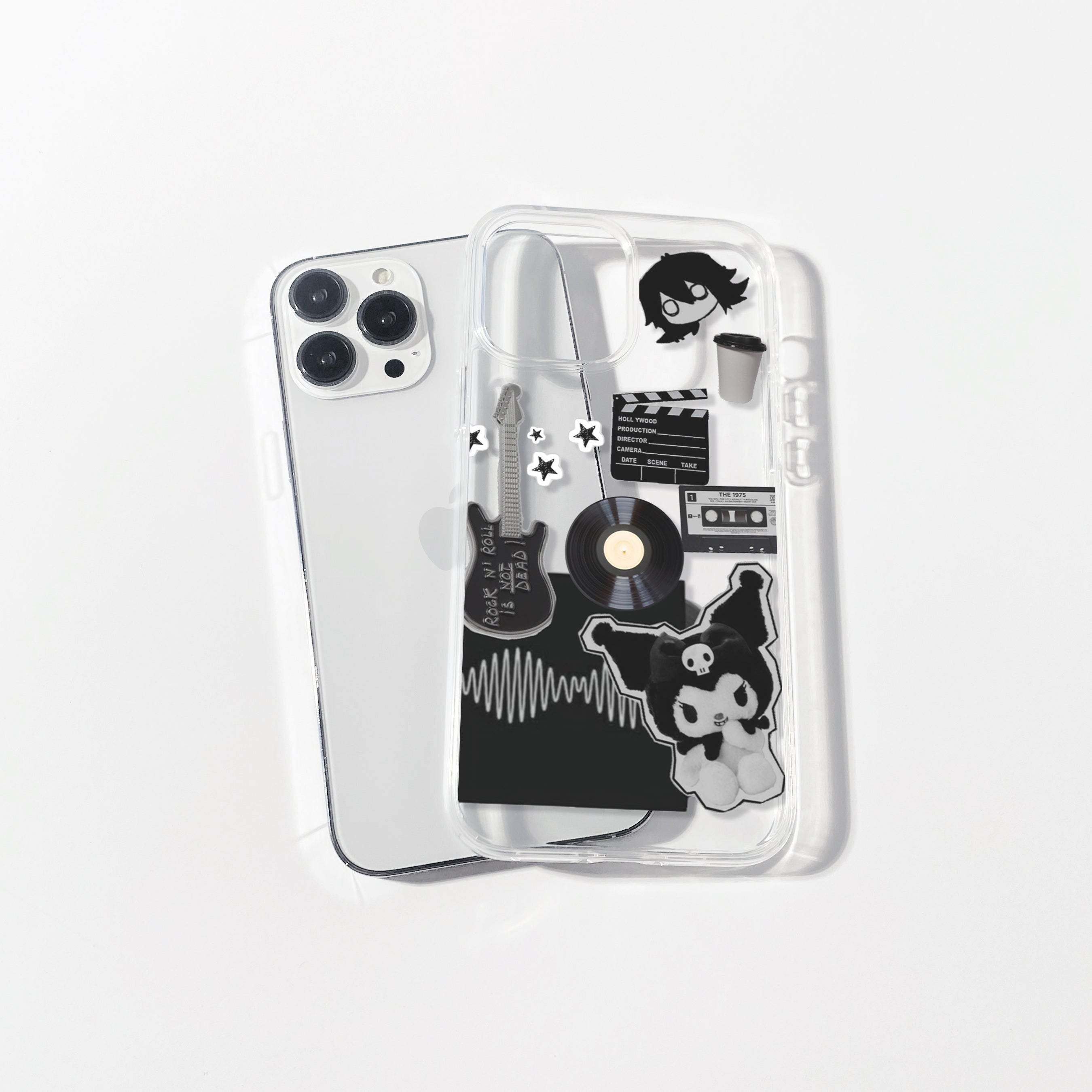 Kuromi Aesthetic Silicone Clear Case