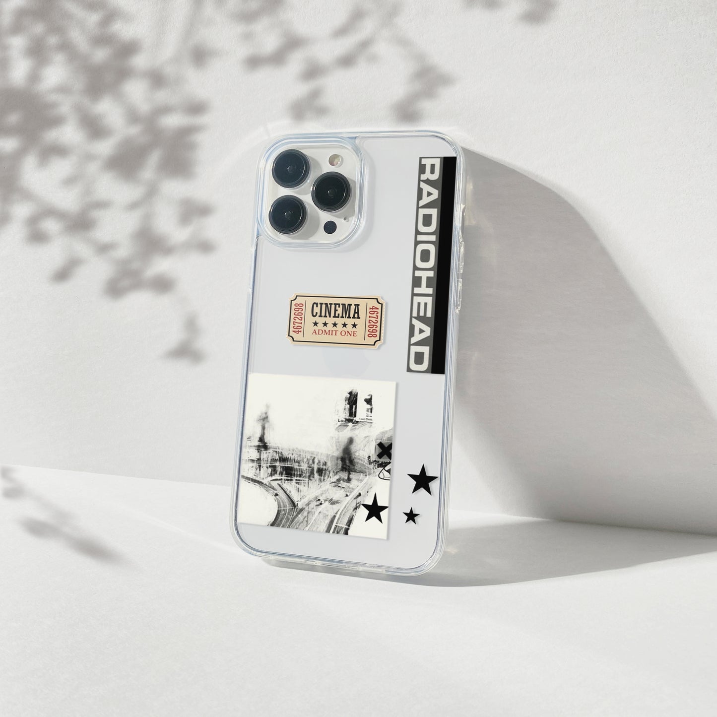 Radiohead Cinema Aesthetic Silicone Clear Case