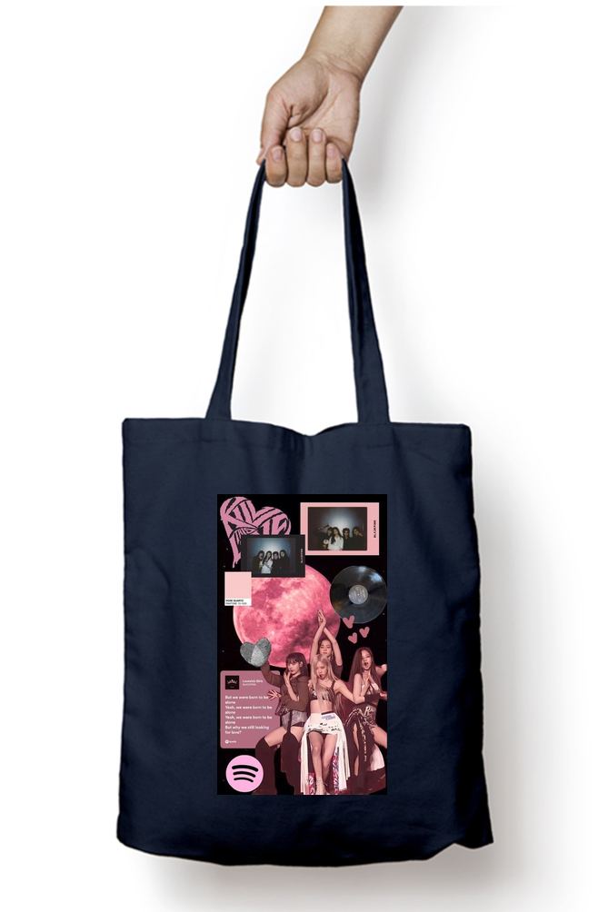 BLACKPINK Black & Pink Chic Kpop Tote Bag - Aesthetic Phone Cases - Culltique