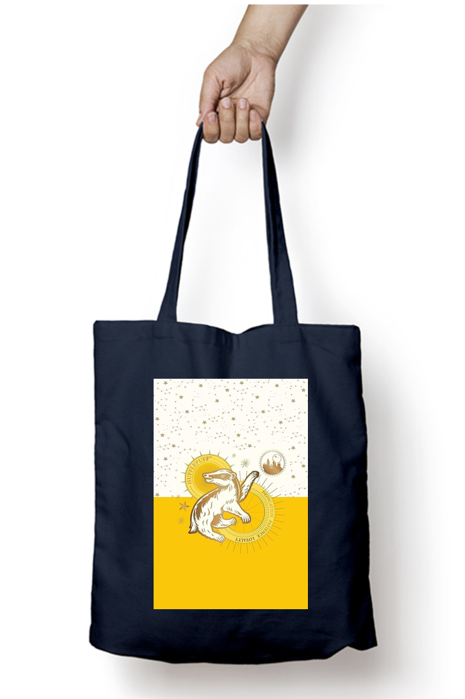 Harry Potter Hufflepuff Emblem Tote Bag - Aesthetic Phone Cases - Culltique