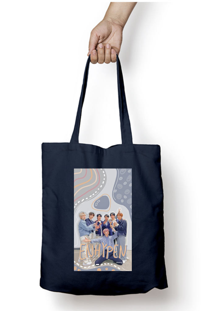 Enhypen Inspired Kpop Tote Bag - Aesthetic Phone Cases - Culltique