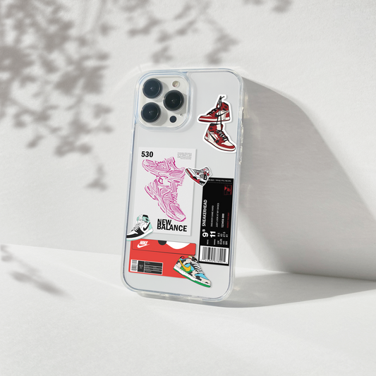 Sneakers Aesthetic Silicone Clear Case