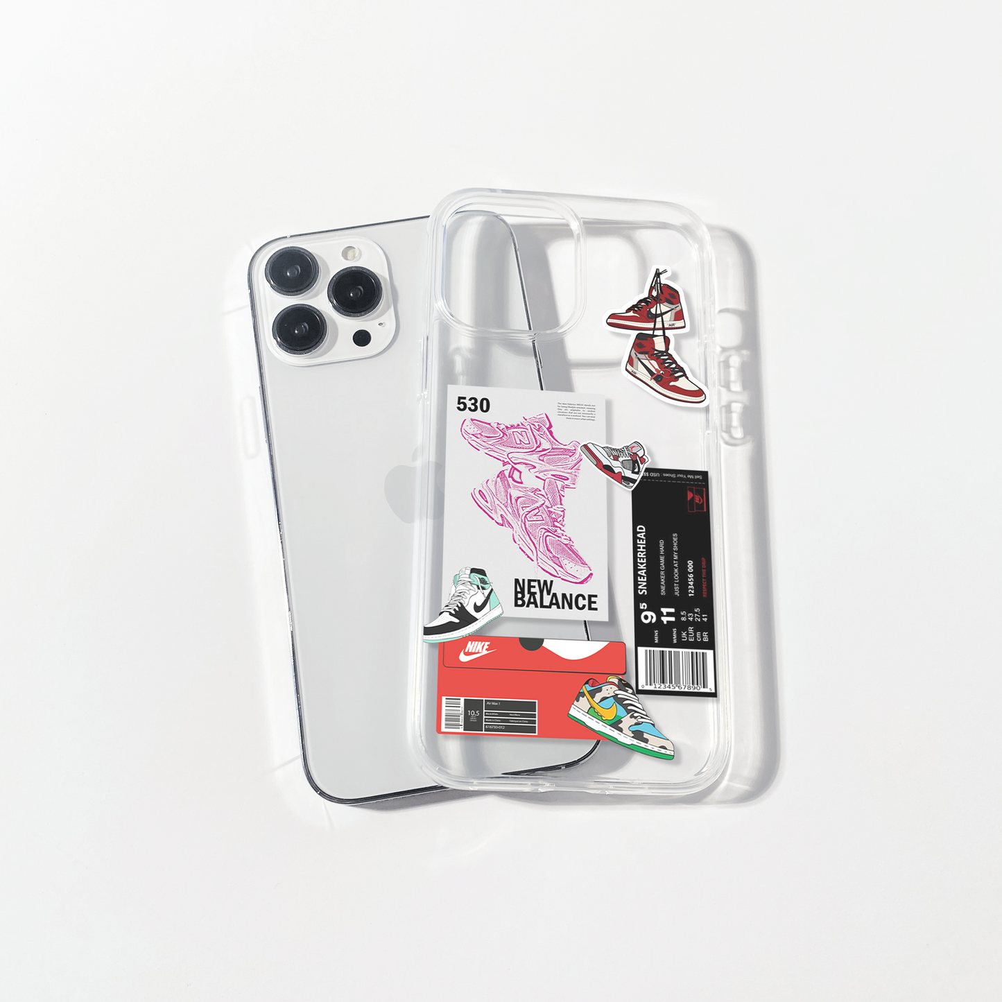 Sneakers Aesthetic Silicone Clear Case