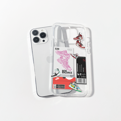 Sneakers Aesthetic Silicone Clear Case