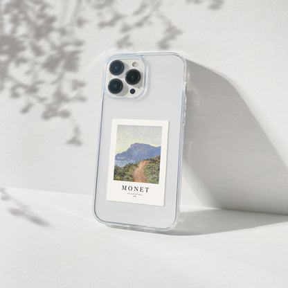 Monet Polaroid Aesthetic Silicone Clear Case