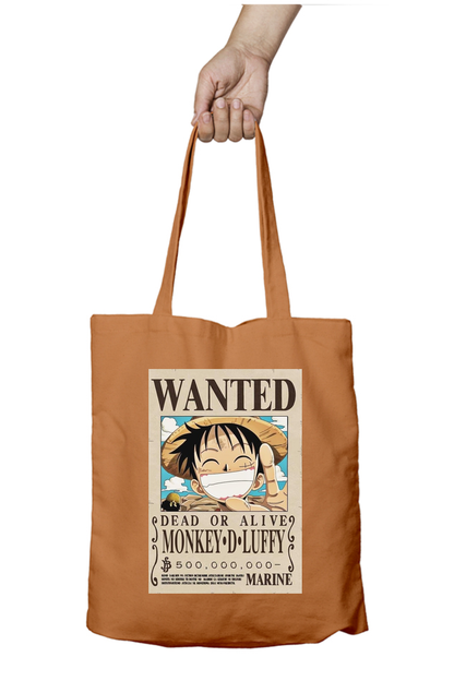 One Piece Monkey D. Luffy Bounty Tote Bag - Aesthetic Phone Cases - Culltique