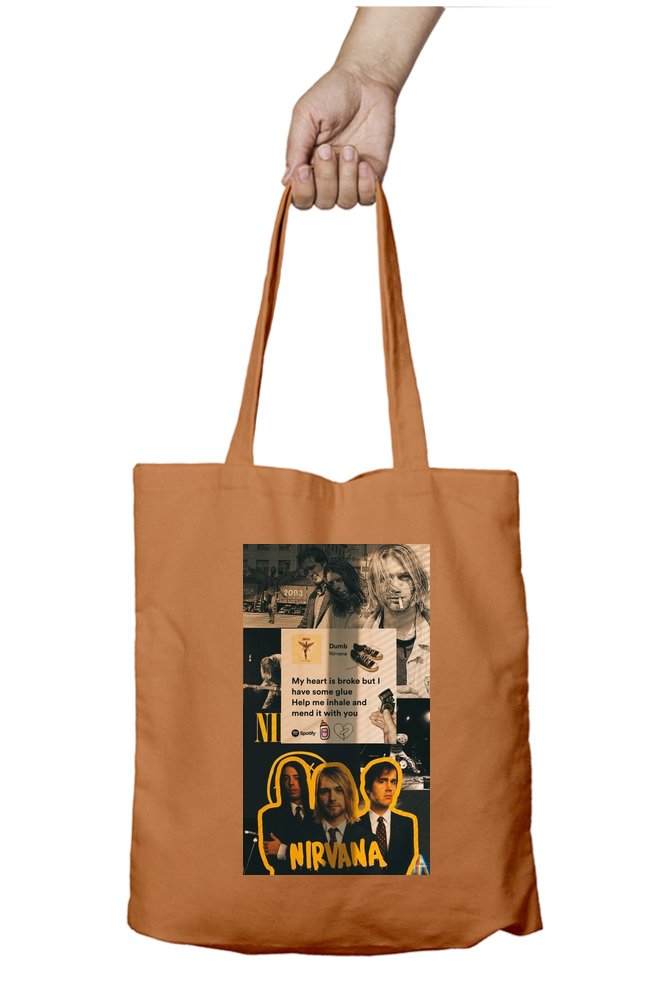 Nirvana Inspired Tote Bag - Aesthetic Phone Cases - Culltique