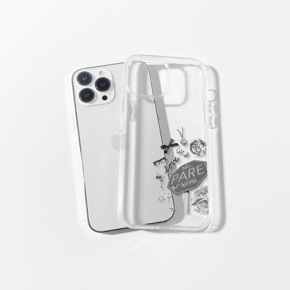 Can't Stop Dreaming Aesthetic Silicone Clear Case