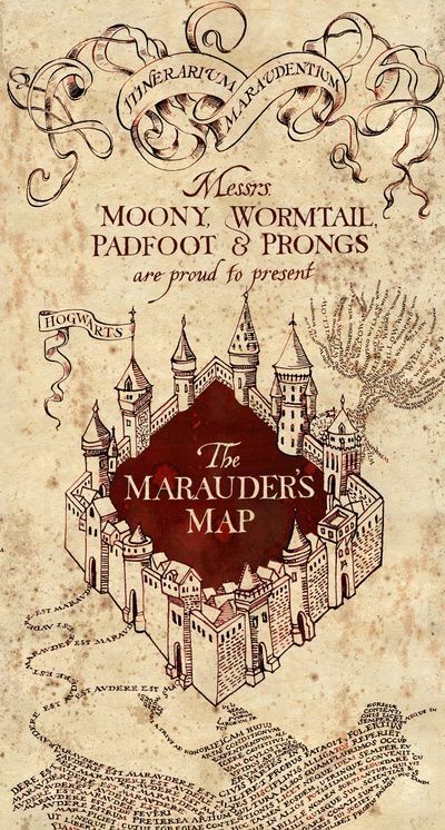Harry Potter Marauders Map Tote Bag - Aesthetic Phone Cases - Culltique