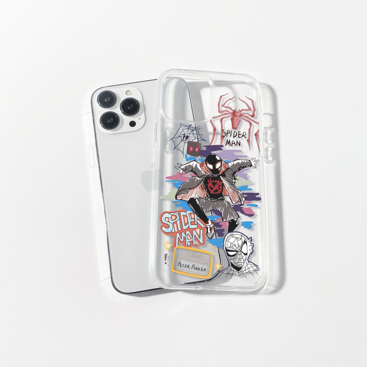 Spider-Man Silicone Clear Case