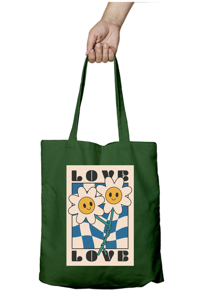 Joy Bloom Love Tote Bag - Aesthetic Phone Cases - Culltique