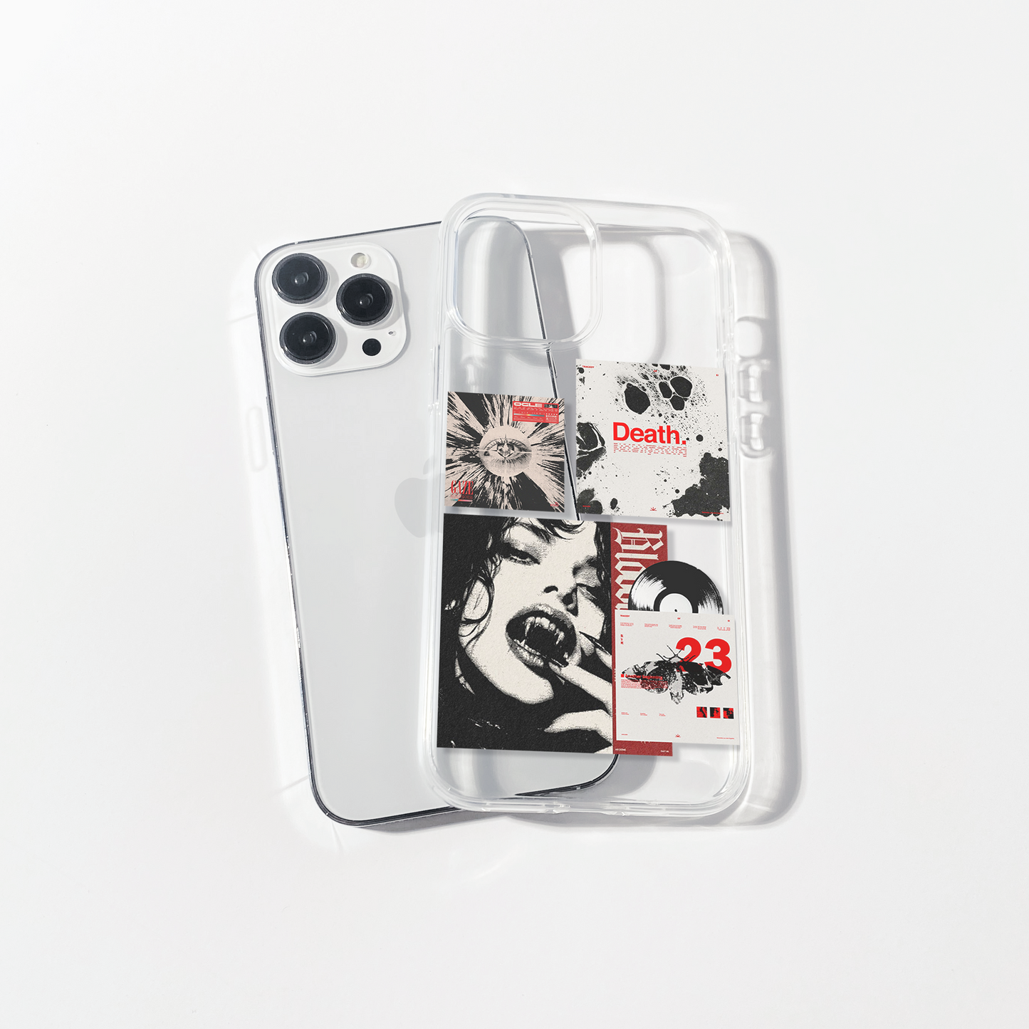Death Aesthetic Silicone Clear Case