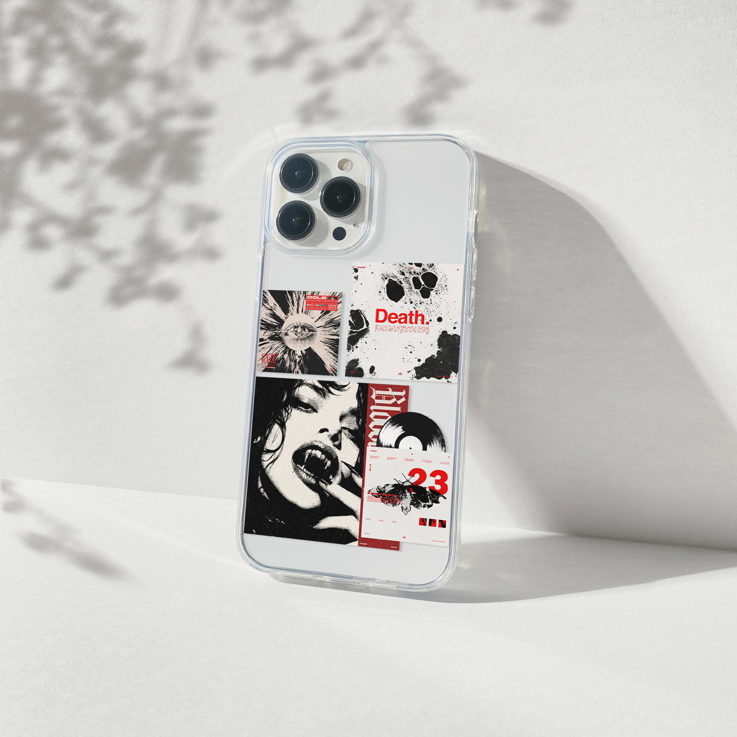 Death Aesthetic Silicone Clear Case