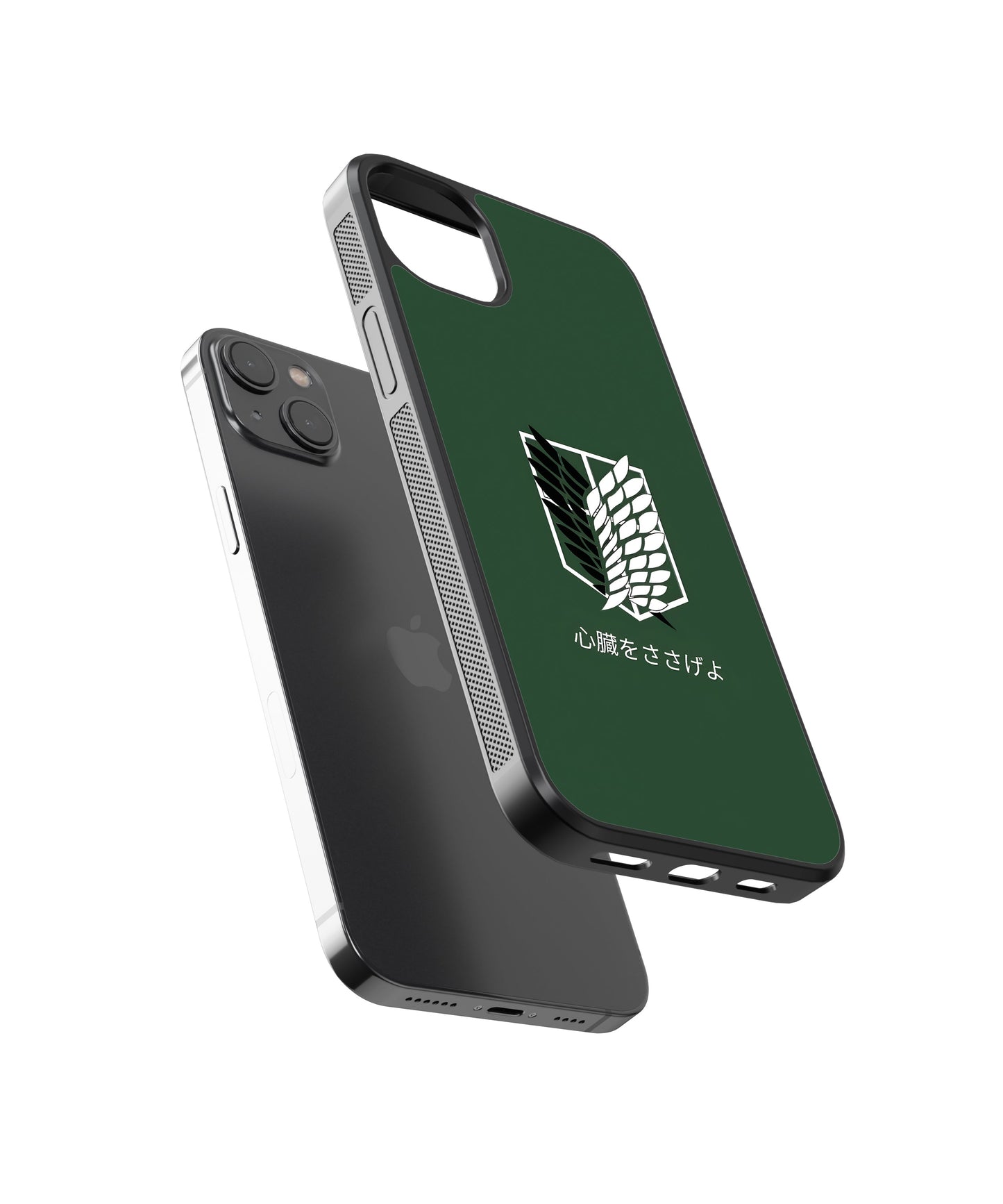 AOT Survey Corps Anime Glass Phone Case Cover