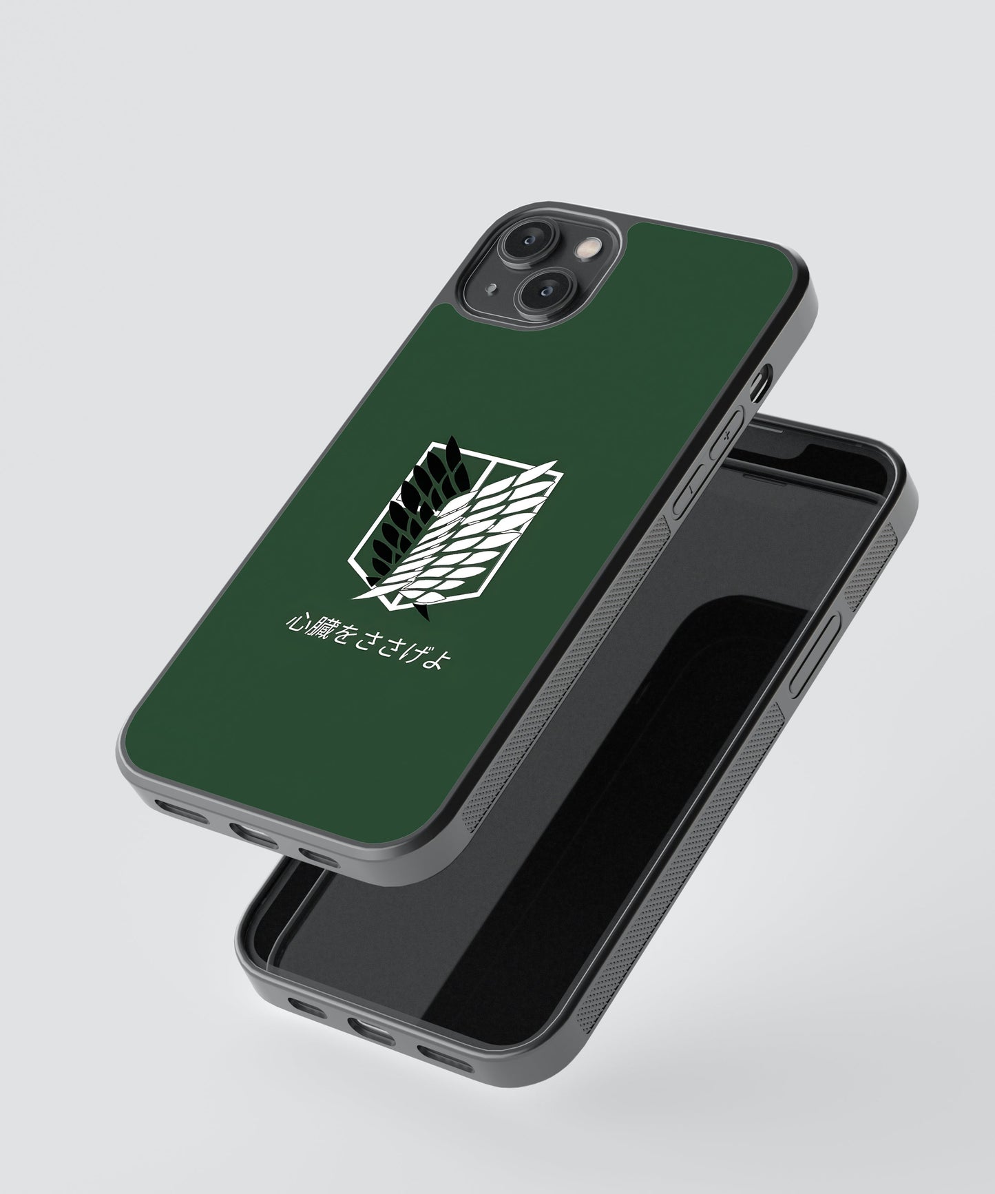 AOT Survey Corps Anime Glass Phone Case Cover