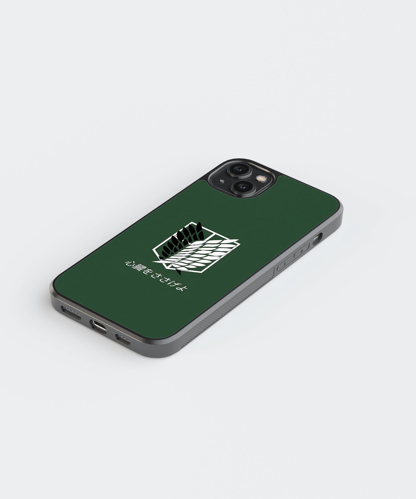 AOT Survey Corps Anime Glass Phone Case Cover