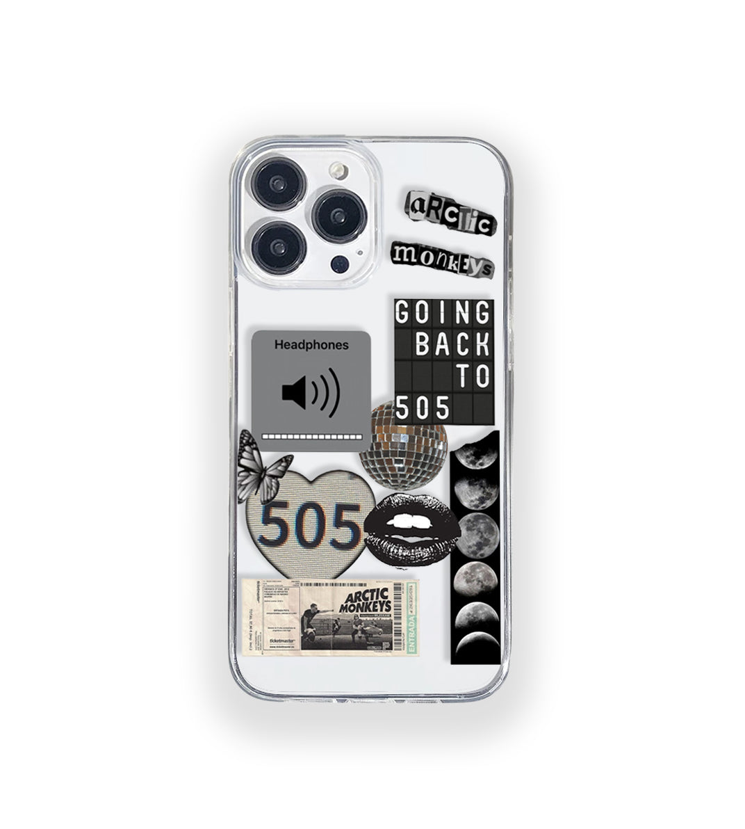 Arctic Monkeys 505 Aesthetic Silicone Clear Case