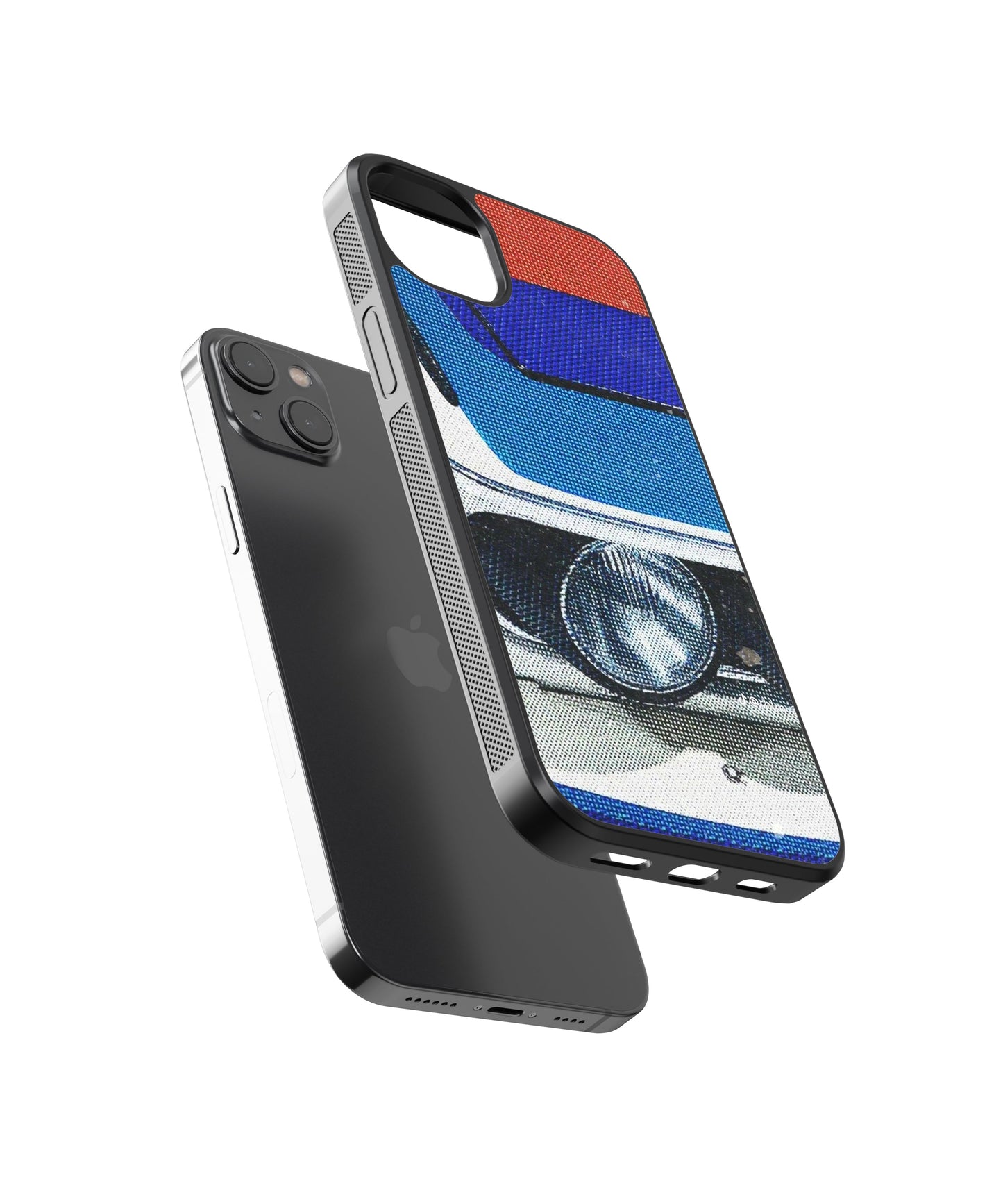 BMW Canvas Car Glass Phone Case Cover