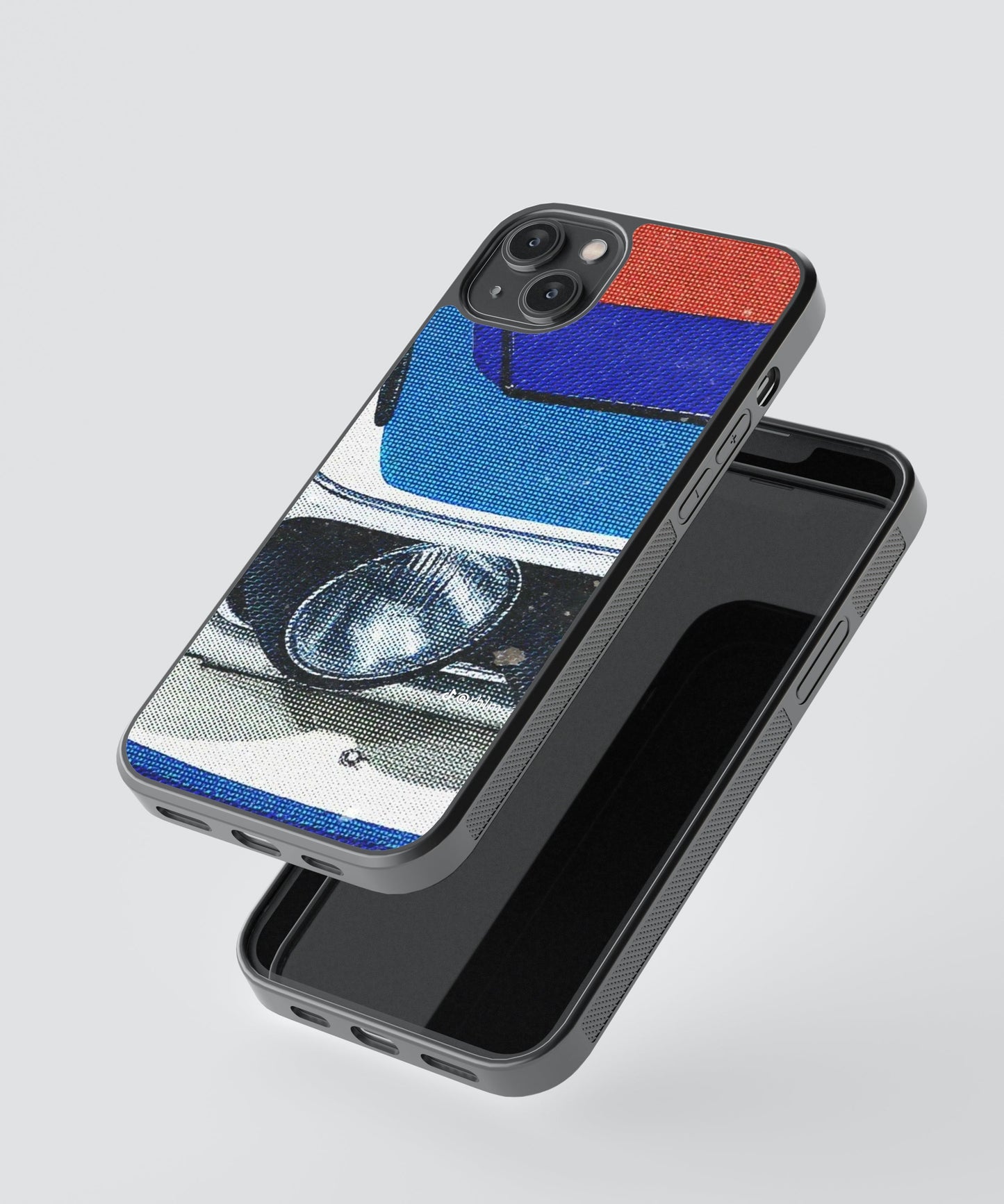 BMW Canvas Car Glass Phone Case Cover
