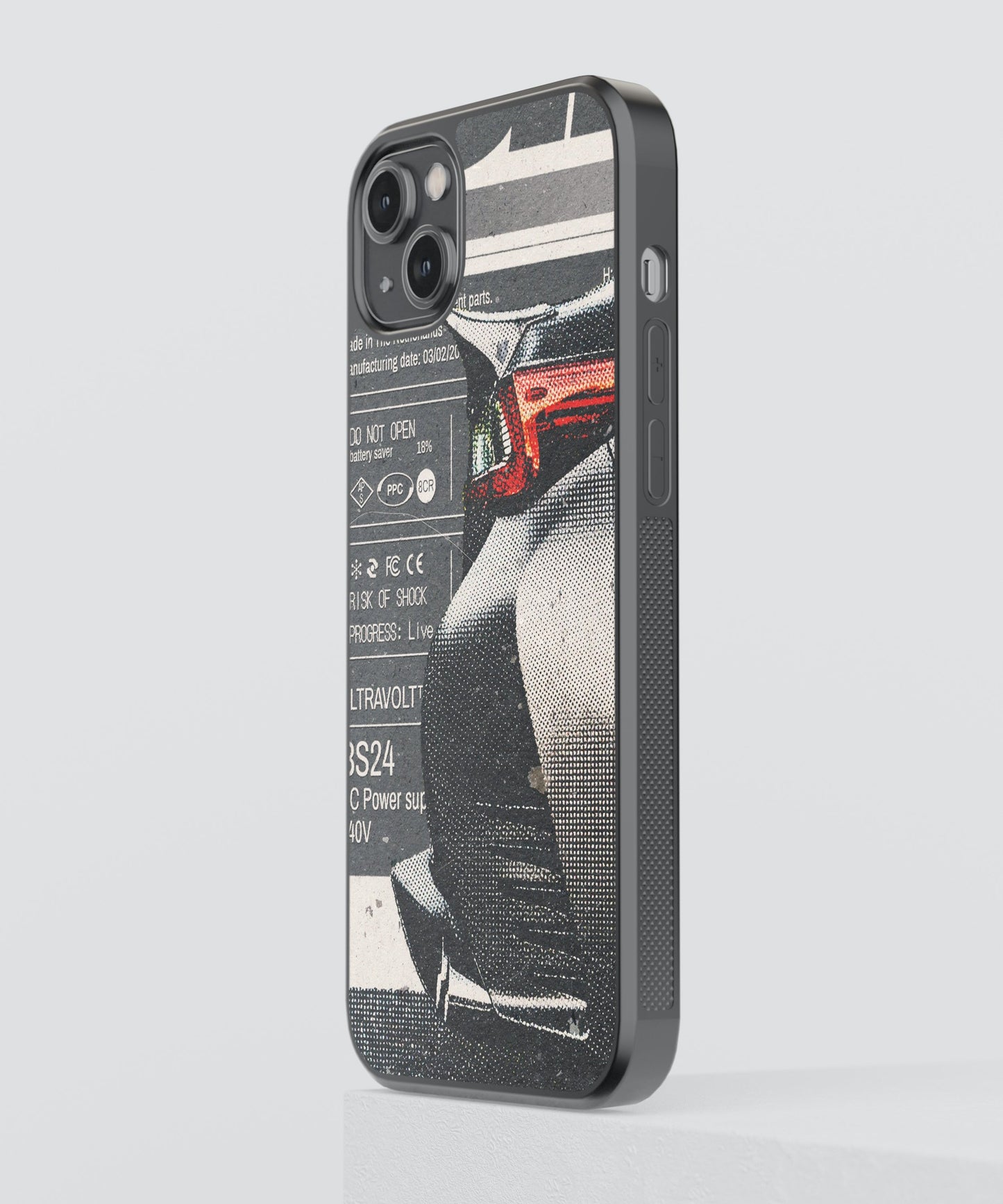 BS24 Canvas Car Glass Phone Case Cover