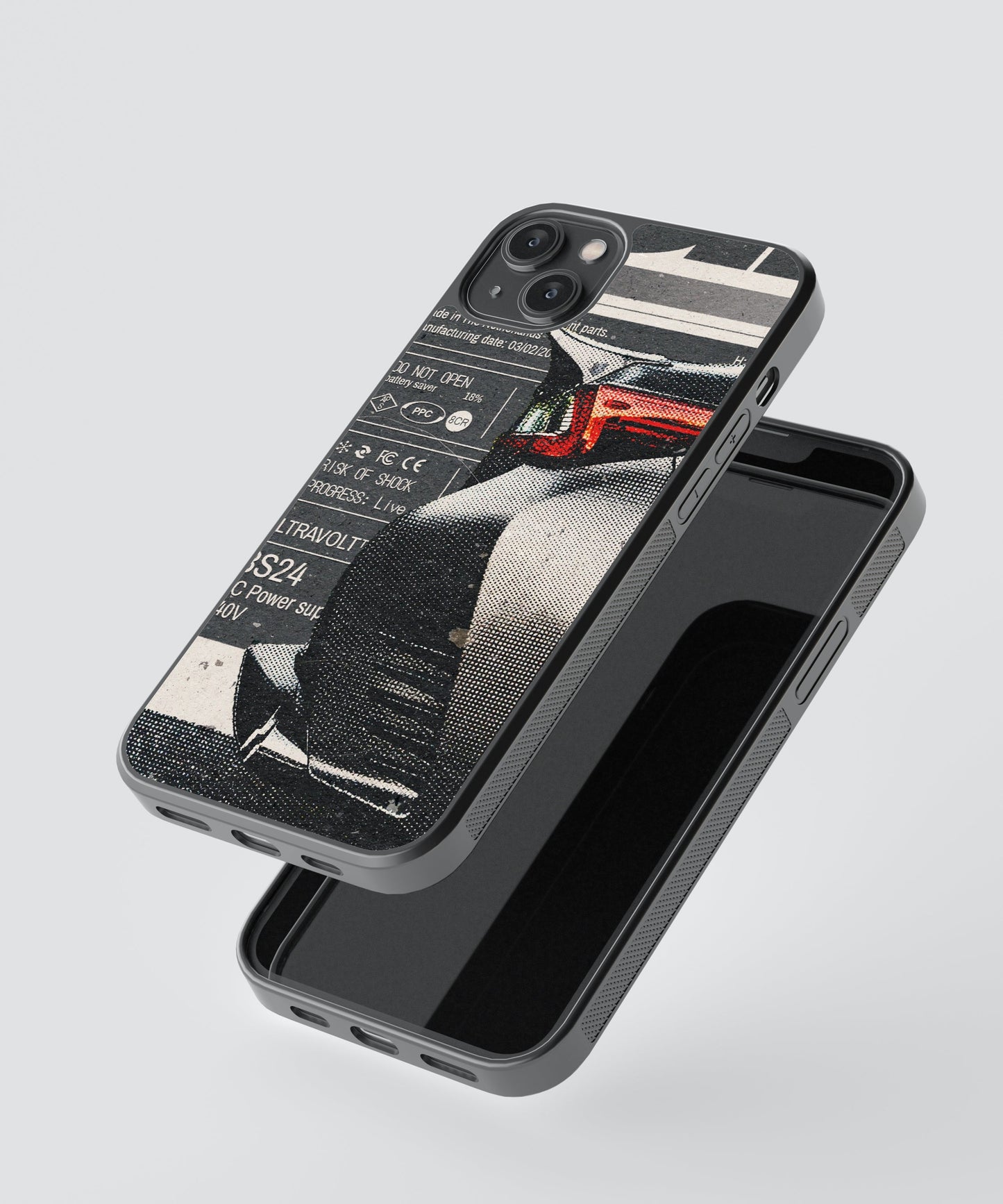 BS24 Canvas Car Glass Phone Case Cover