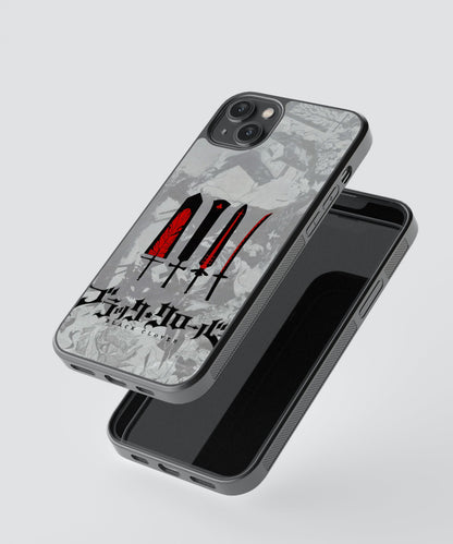 Black Clover Swords Anime Glass Phone Case Cover