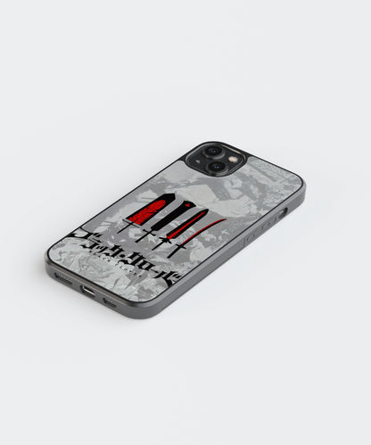 Black Clover Swords Anime Glass Phone Case Cover