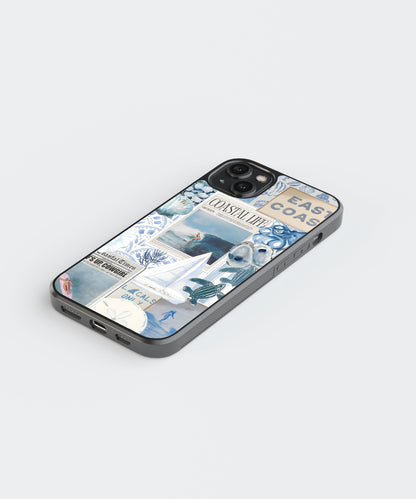 Blue Harbor Beach Glass Phone Case Cover