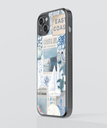 Blue Harbor Beach Glass Phone Case Cover