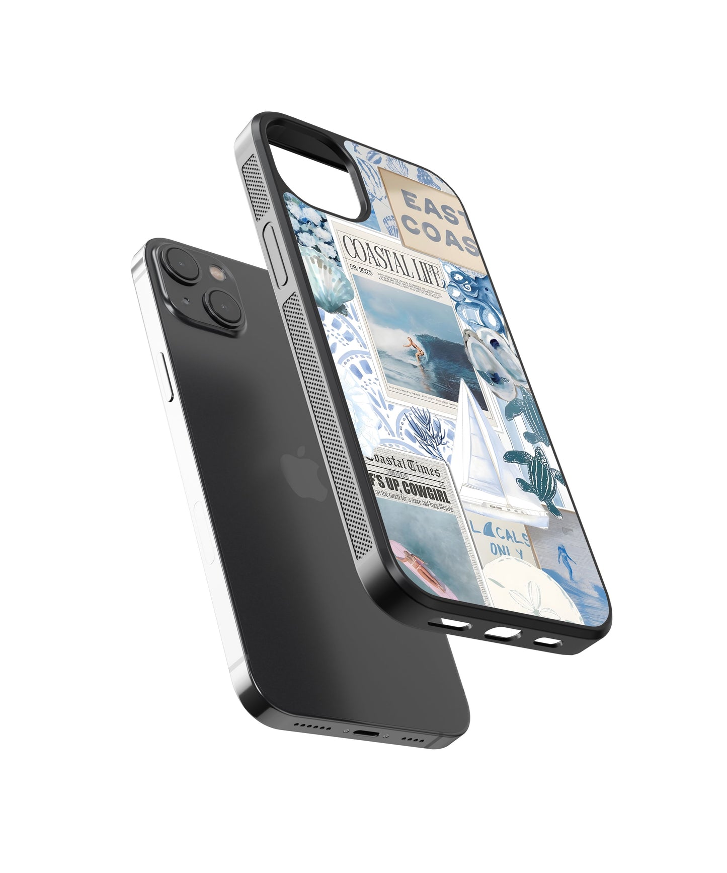 Blue Harbor Beach Glass Phone Case Cover
