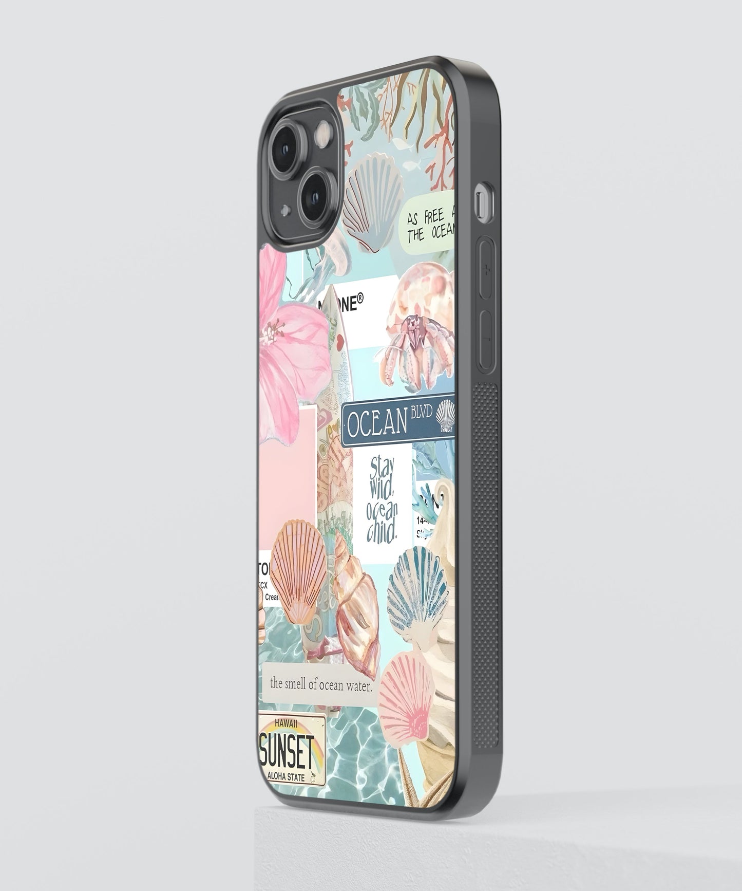 Blush Beach Glass Phone Case Cover
