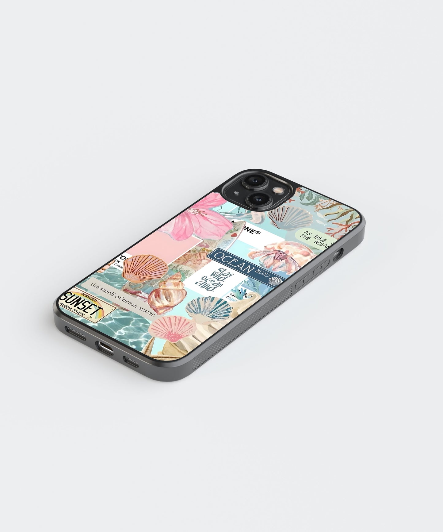 Blush Beach Glass Phone Case Cover