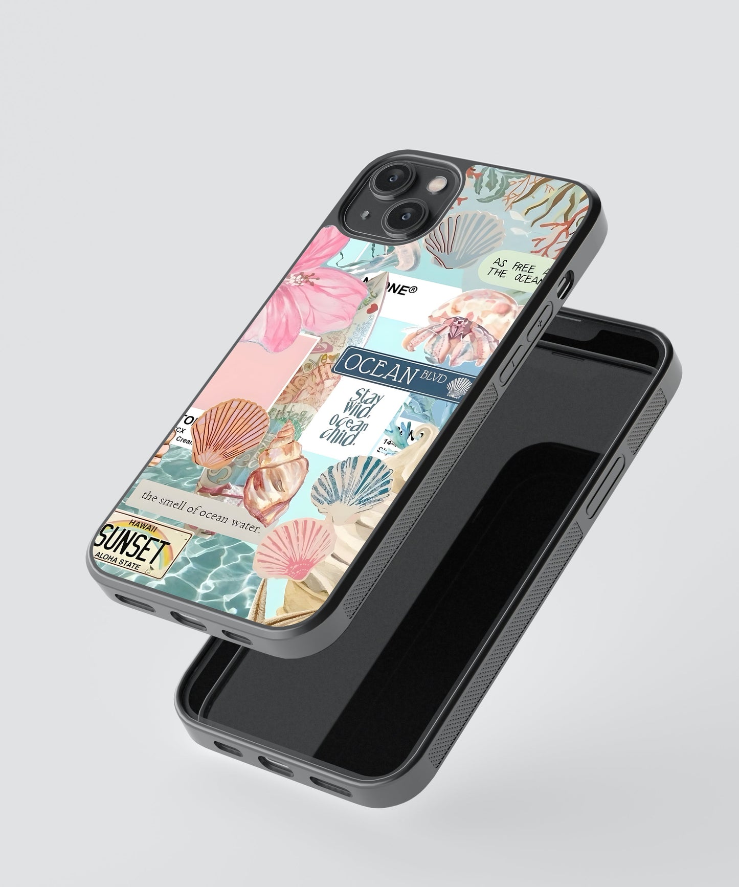 Blush Beach Glass Phone Case Cover